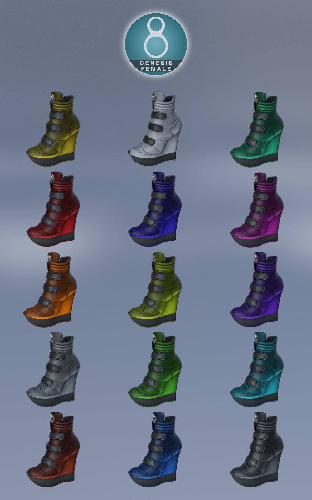 Rebel Booties for G8F by N/A