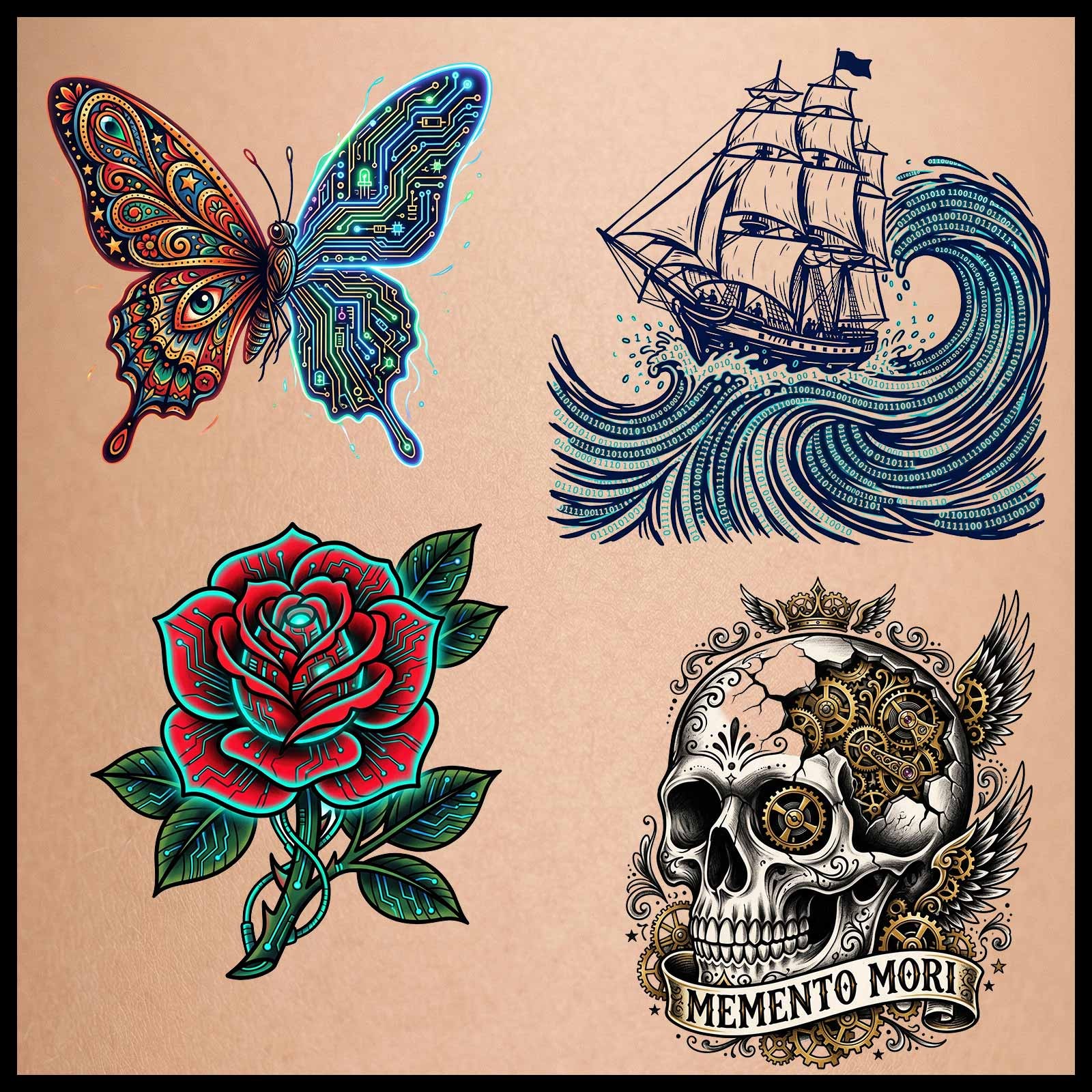 Old School Tattoos by N/A