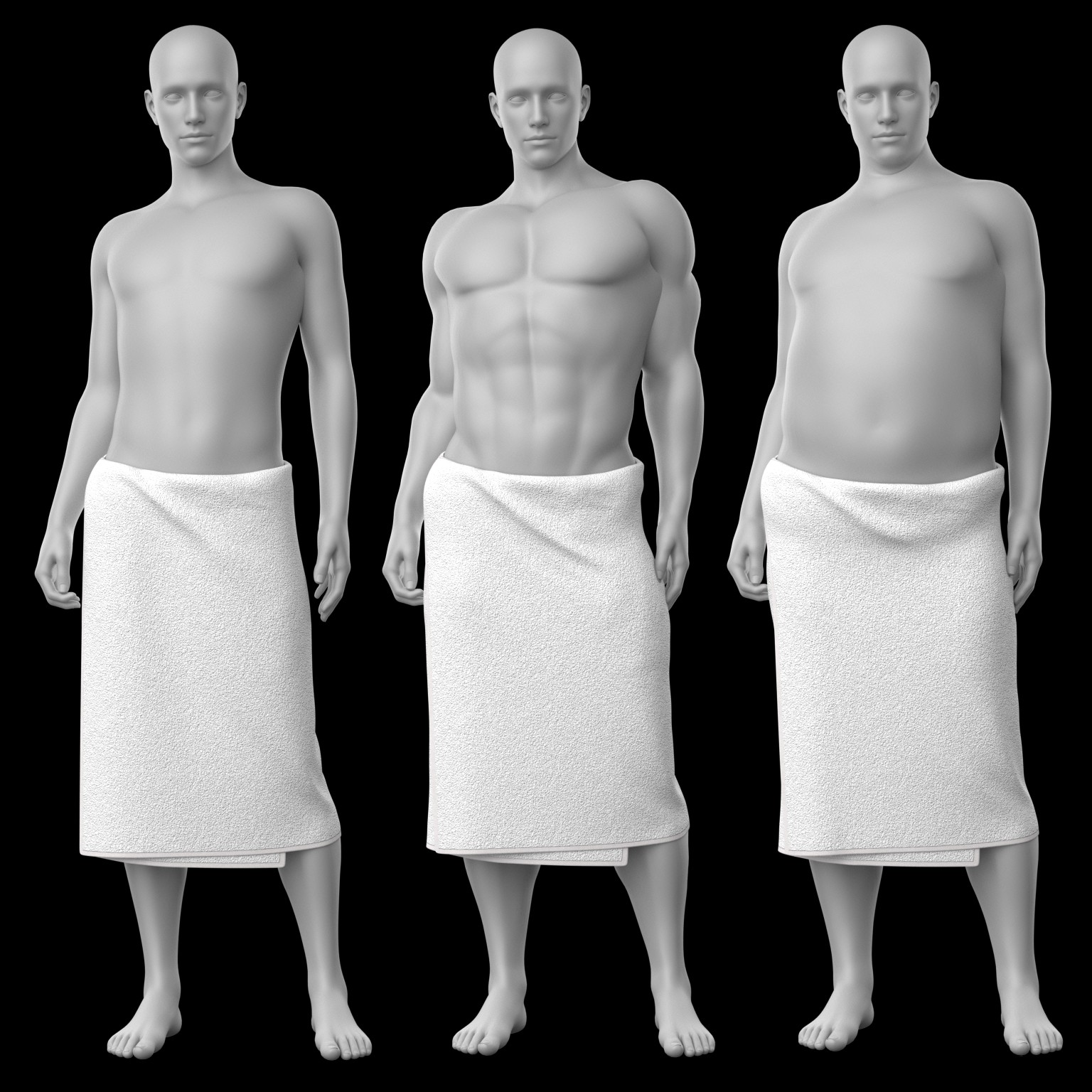 Bath Towel G8 Male by N/A