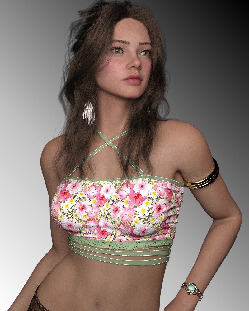 ST13 Summervibes for Strapped Tube Top by N/A