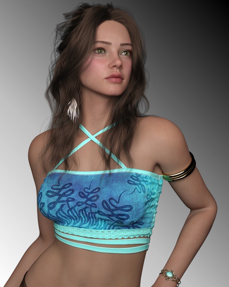 ST13 Summervibes for Strapped Tube Top by N/A