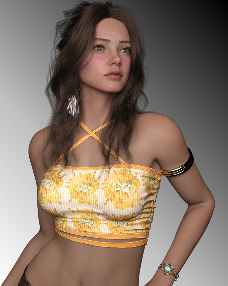 ST13 Summervibes for Strapped Tube Top by N/A