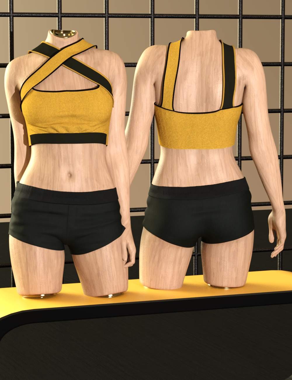 3DL Nexus Wrap Top G8F/G9 by N/A