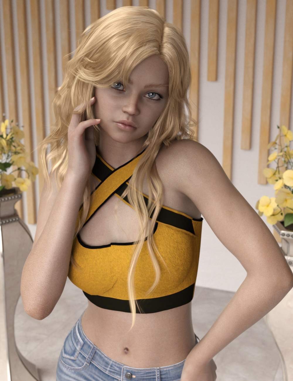 3DL Nexus Wrap Top G8F/G9 by N/A