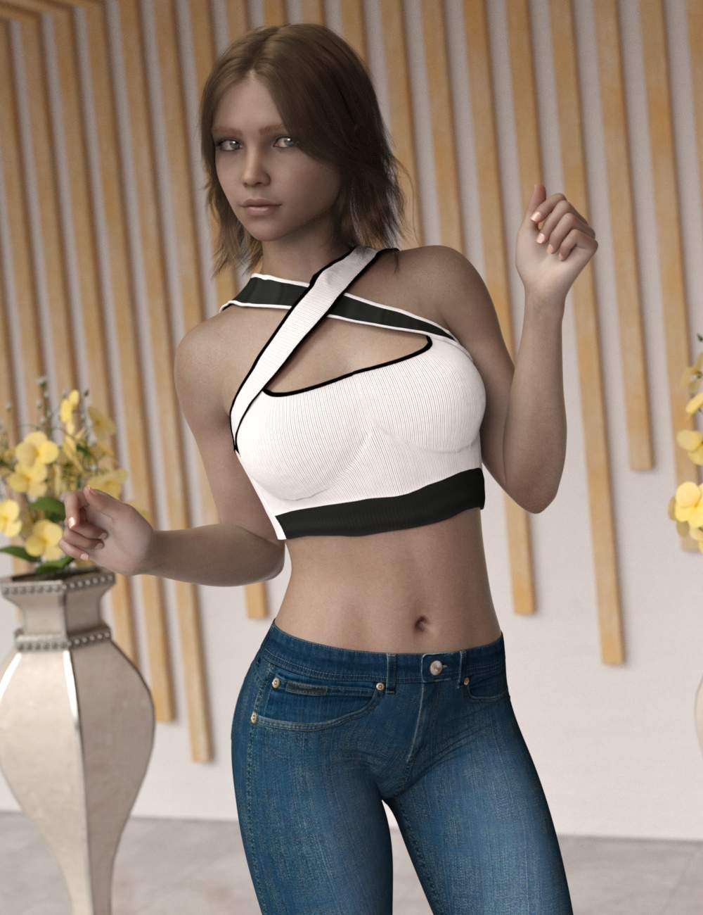3DL Nexus Wrap Top G8F/G9 by N/A