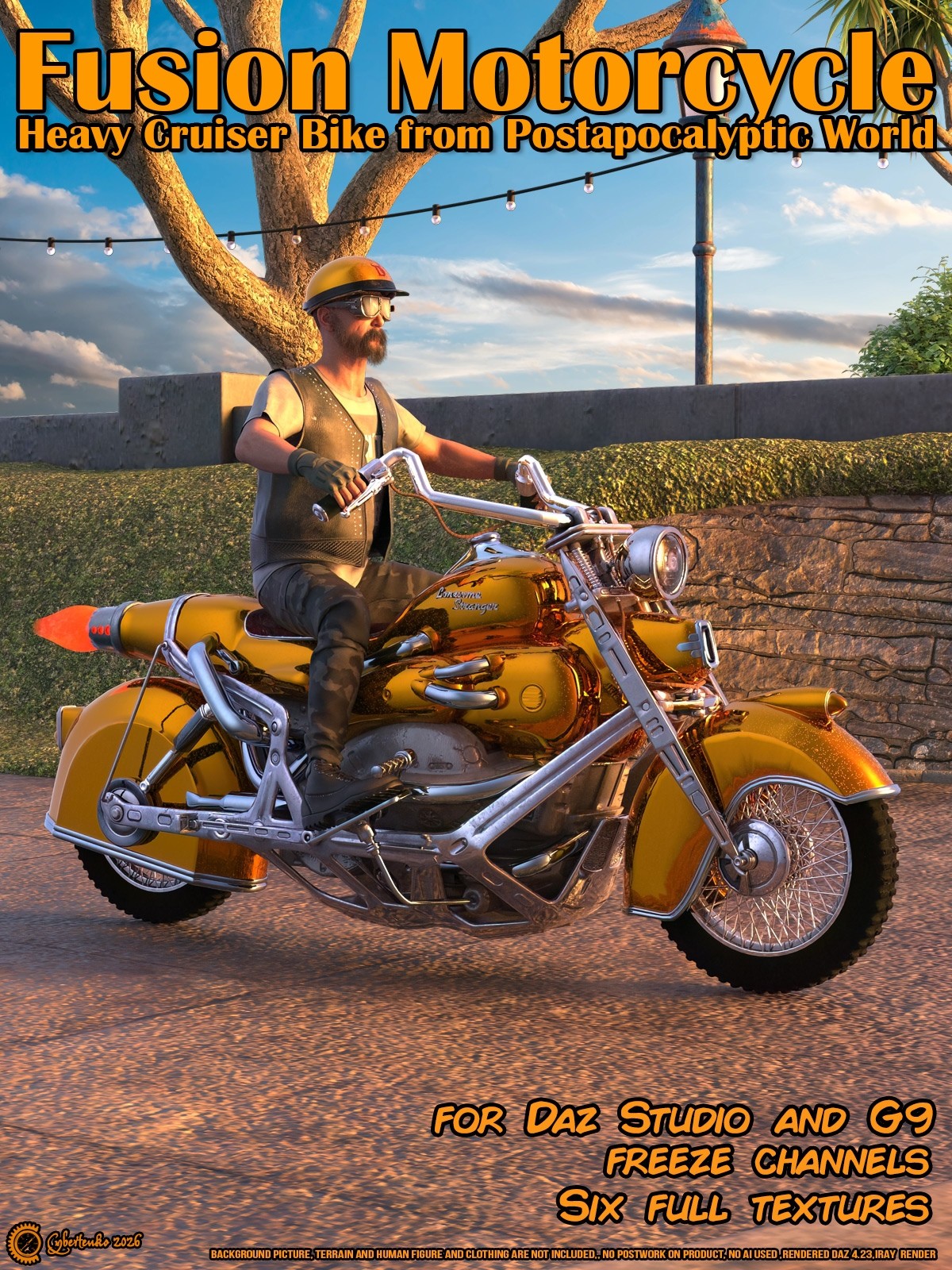 Fusion Motorcycle for Daz by N/A