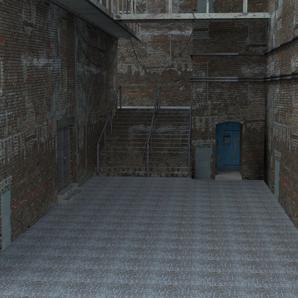Atlanta Alley for Poser by N/A