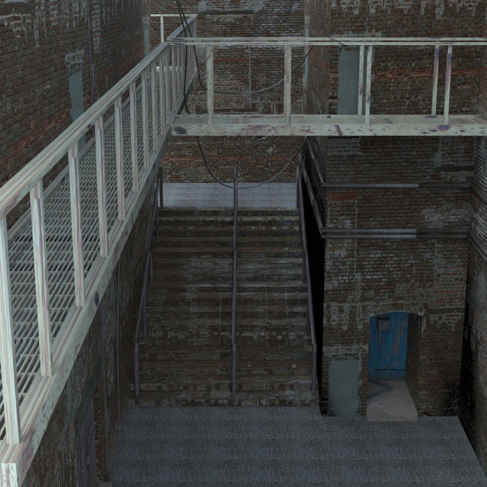 Atlanta Alley for Poser by N/A