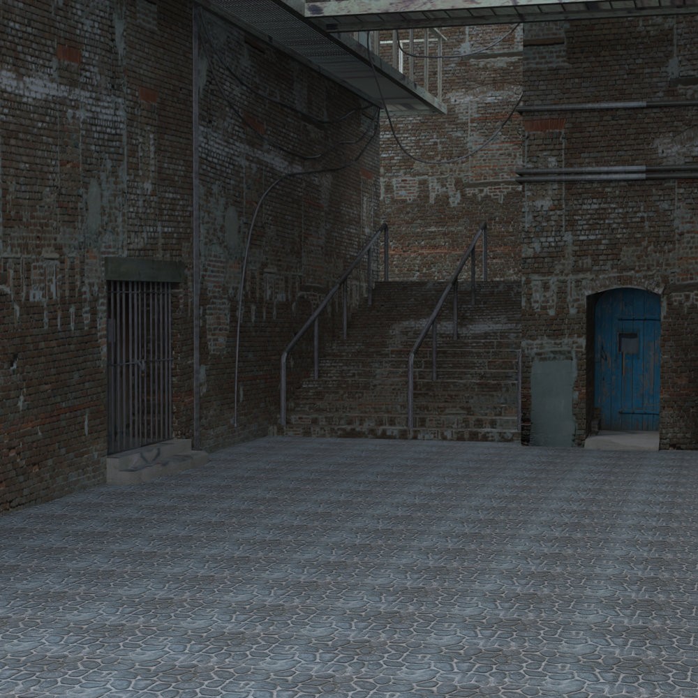 Atlanta Alley for Poser by N/A