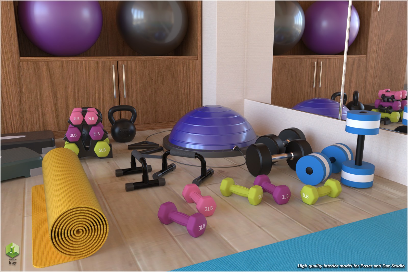 STZ Modern Fitness Room by N/A