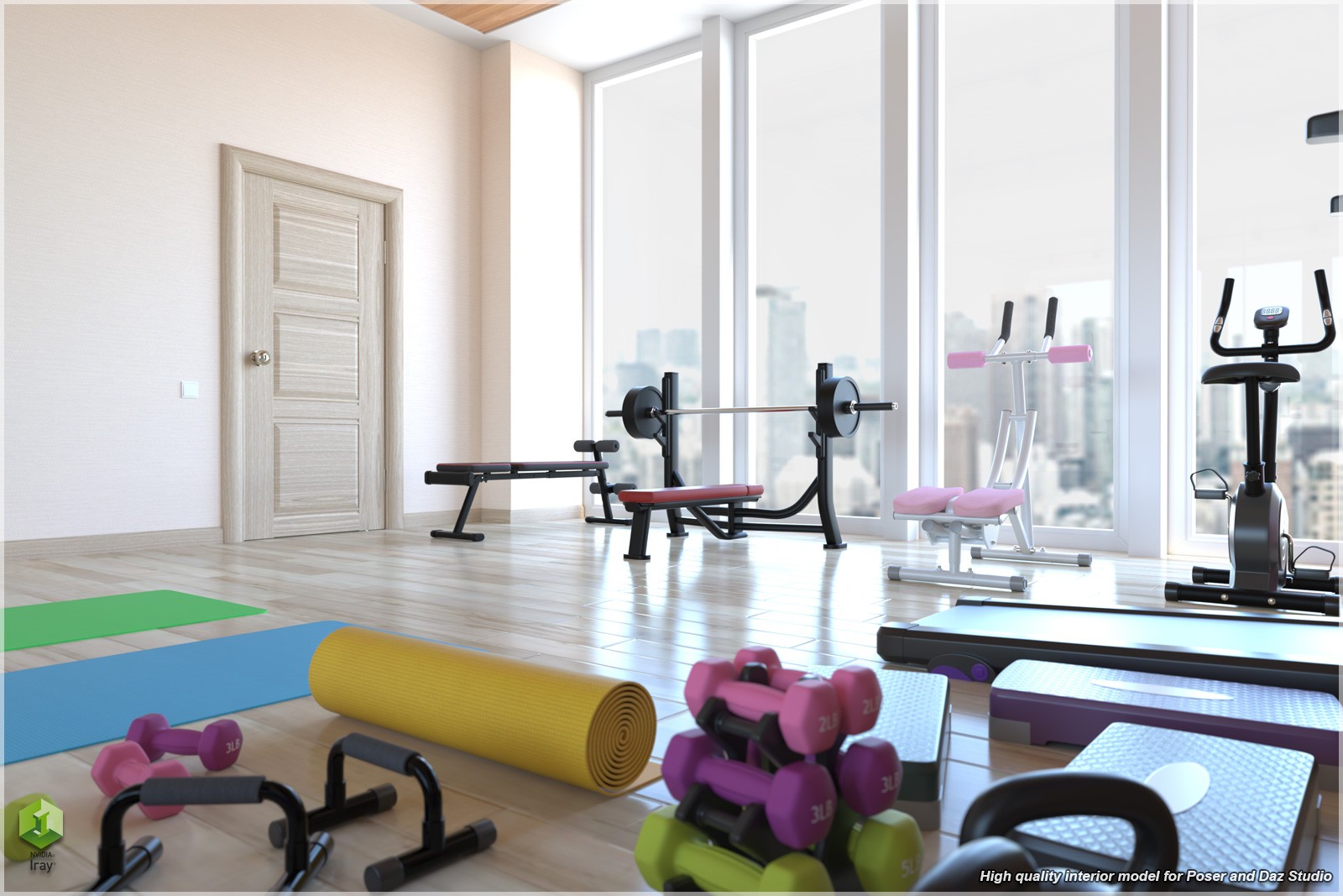 STZ Modern Fitness Room by N/A