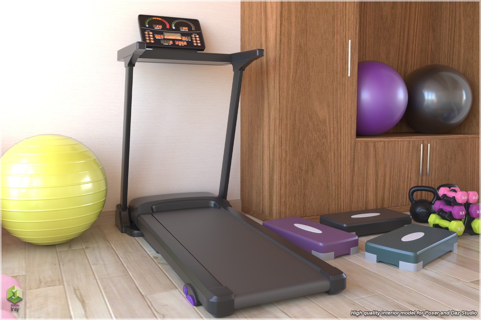 STZ Modern Fitness Room by N/A