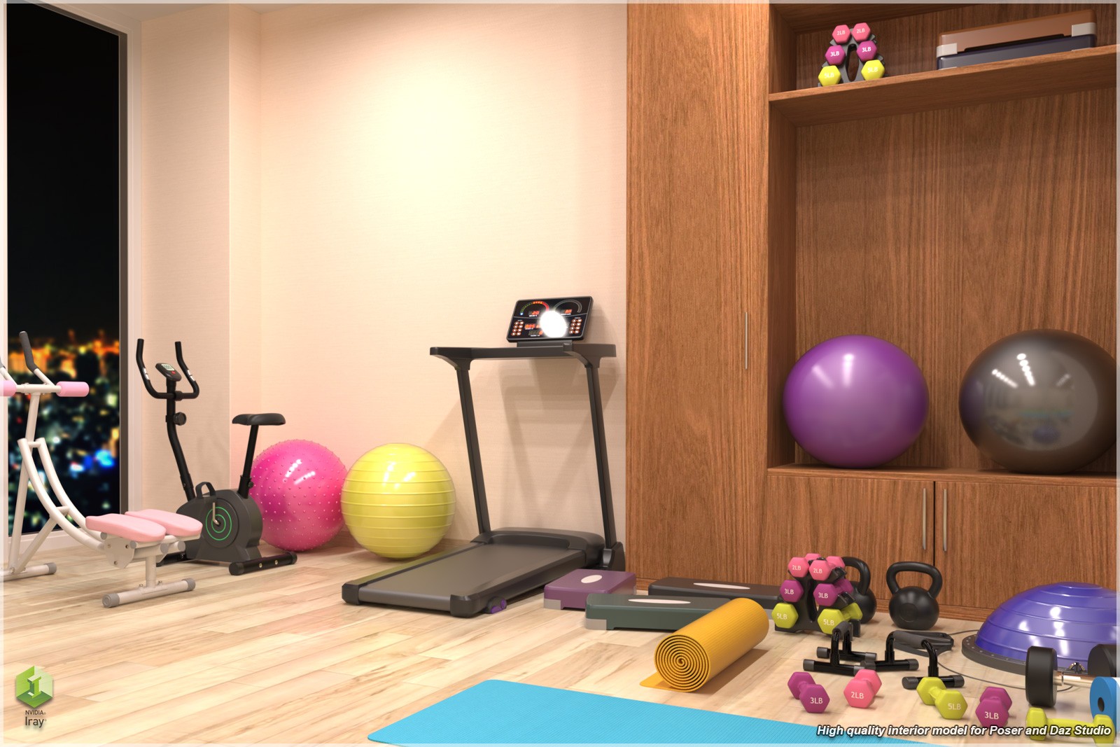 STZ Modern Fitness Room by N/A