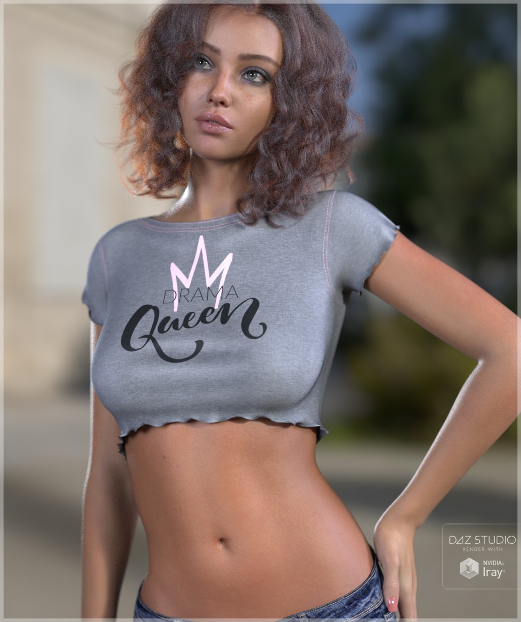 dForce Cropped Tee G9 by N/A