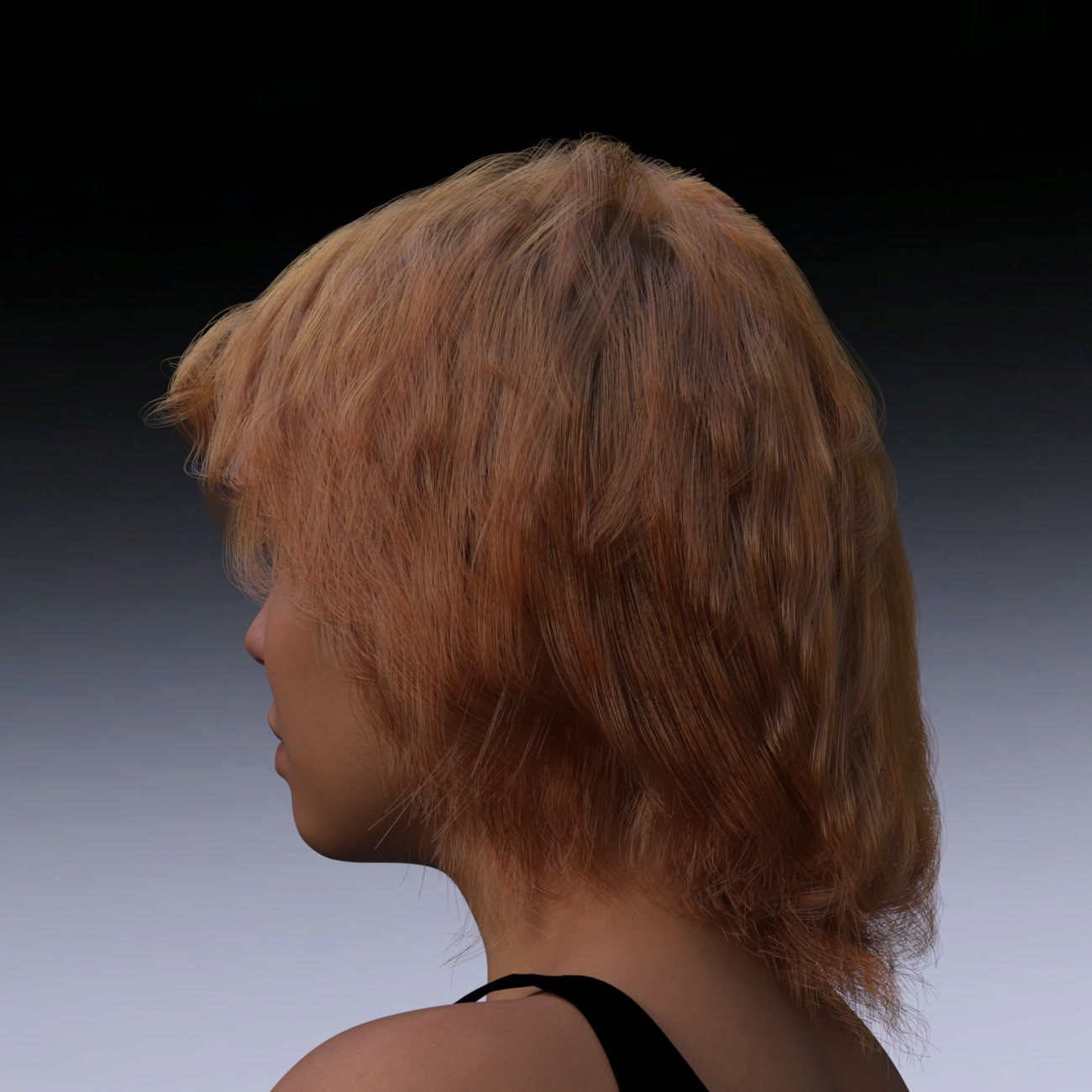 ATG Midlength Hair 001 for Genesis 9 and 8.x Male/Female by N/A