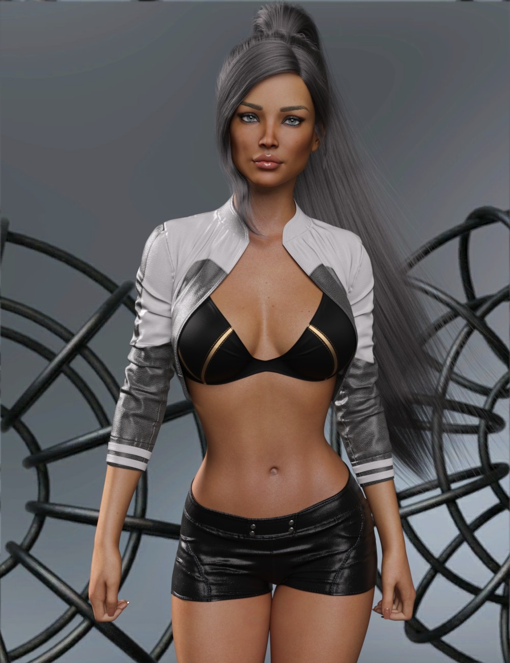 VERSUS - dForce Nitro Mini Jacket for Genesis 8-8.1 FemaleGenesis 9 by N/A