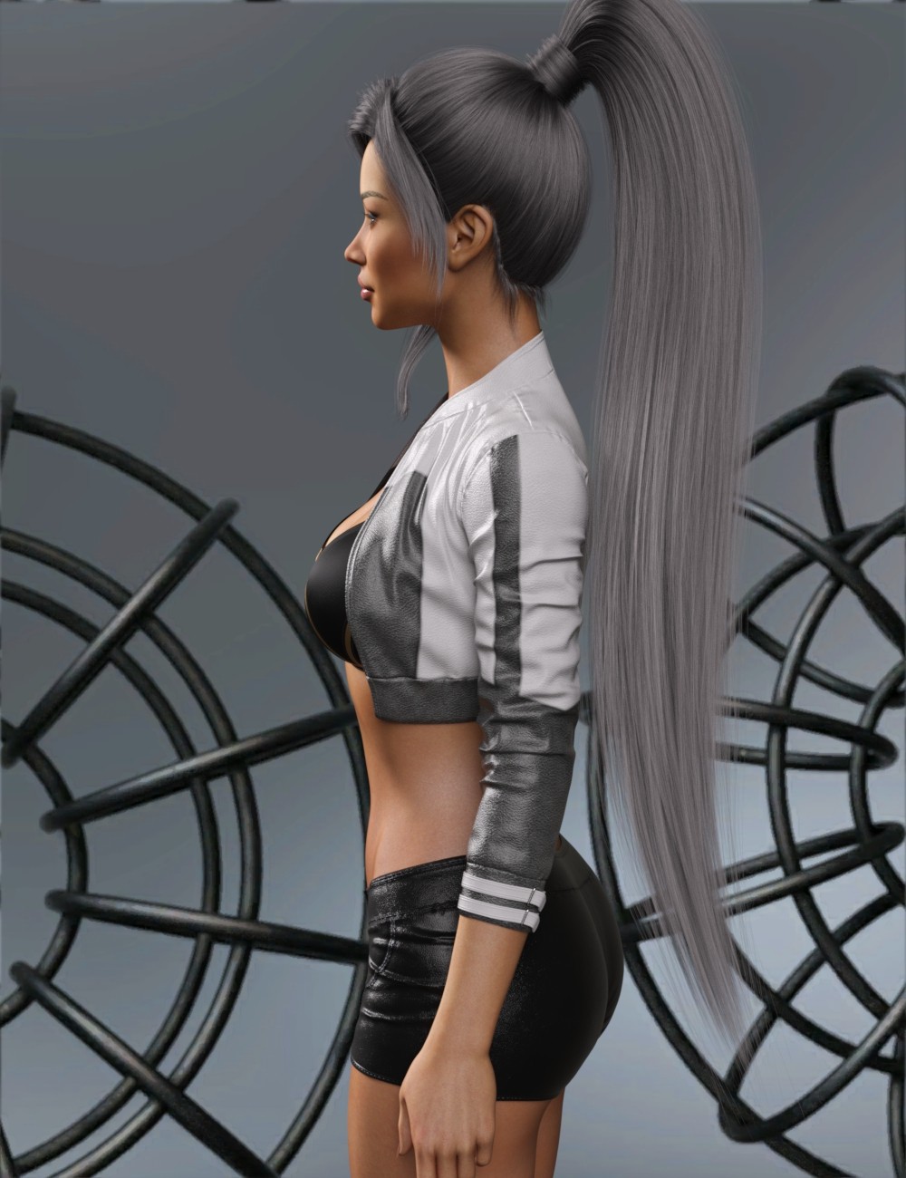 VERSUS - dForce Nitro Mini Jacket for Genesis 8-8.1 FemaleGenesis 9 by N/A