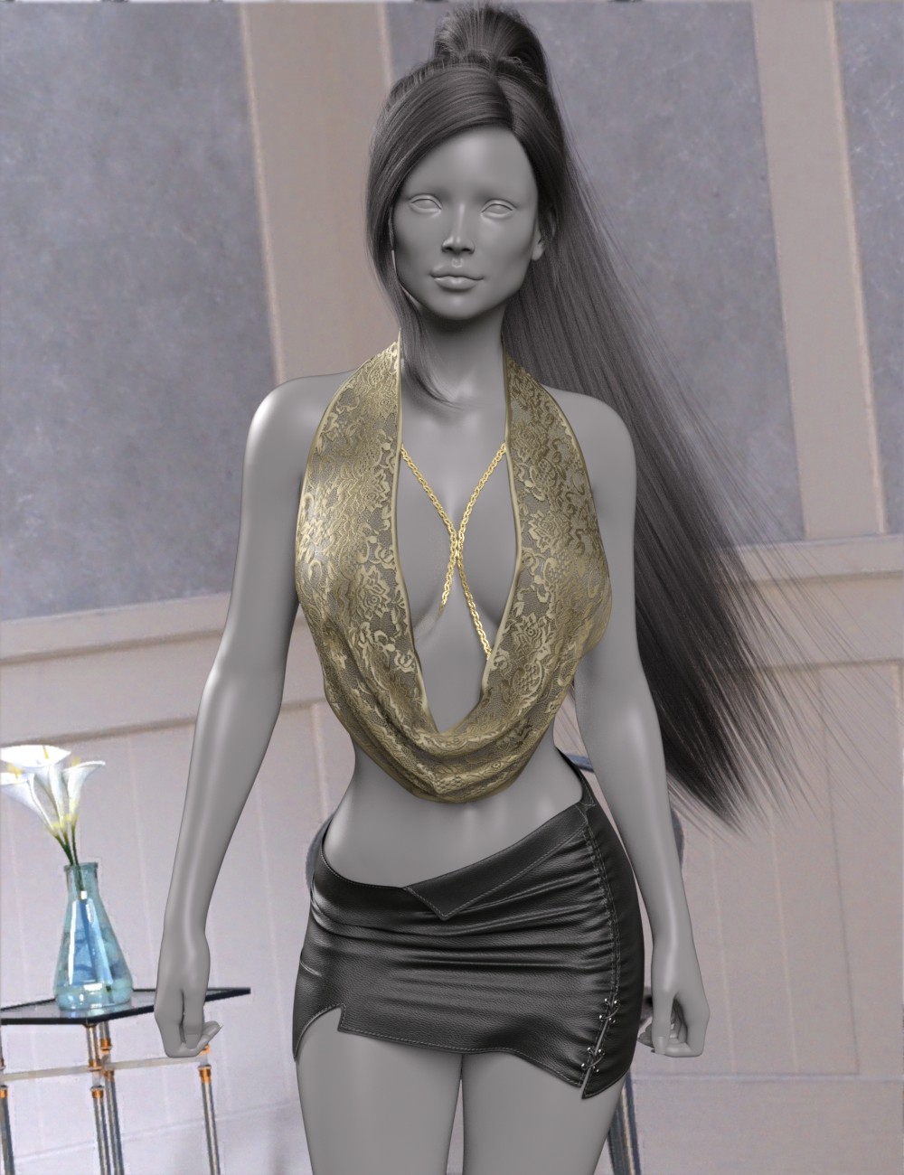 VERSUS - dForce Fashion Pop Top for Genesis 8,8.1 Female by N/A