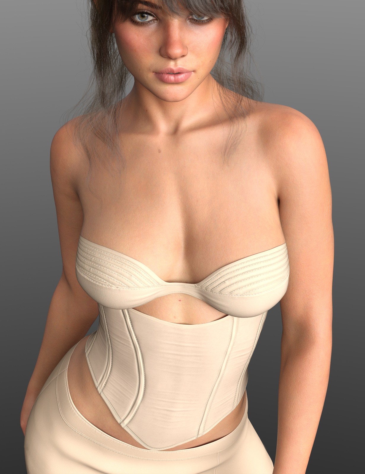 X-Fashion Sculpted Seduction Outfit for Genesis 8 And Genesis 9 Female(s) by N/A