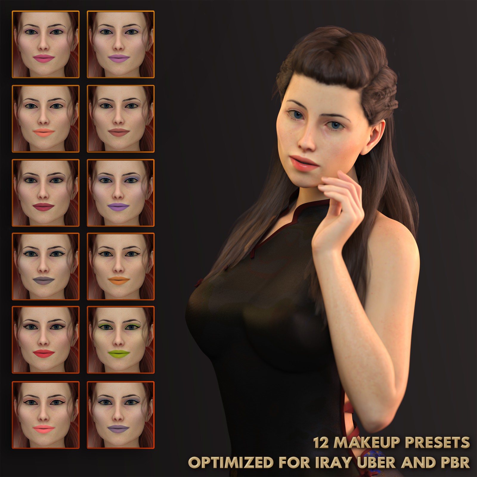 DD Ileana HR for Genesis 8 and Genesis 8.1 Female by N/A