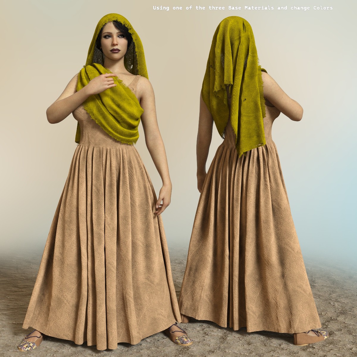 Aurelia Drape Dress Genesis 9 by N/A