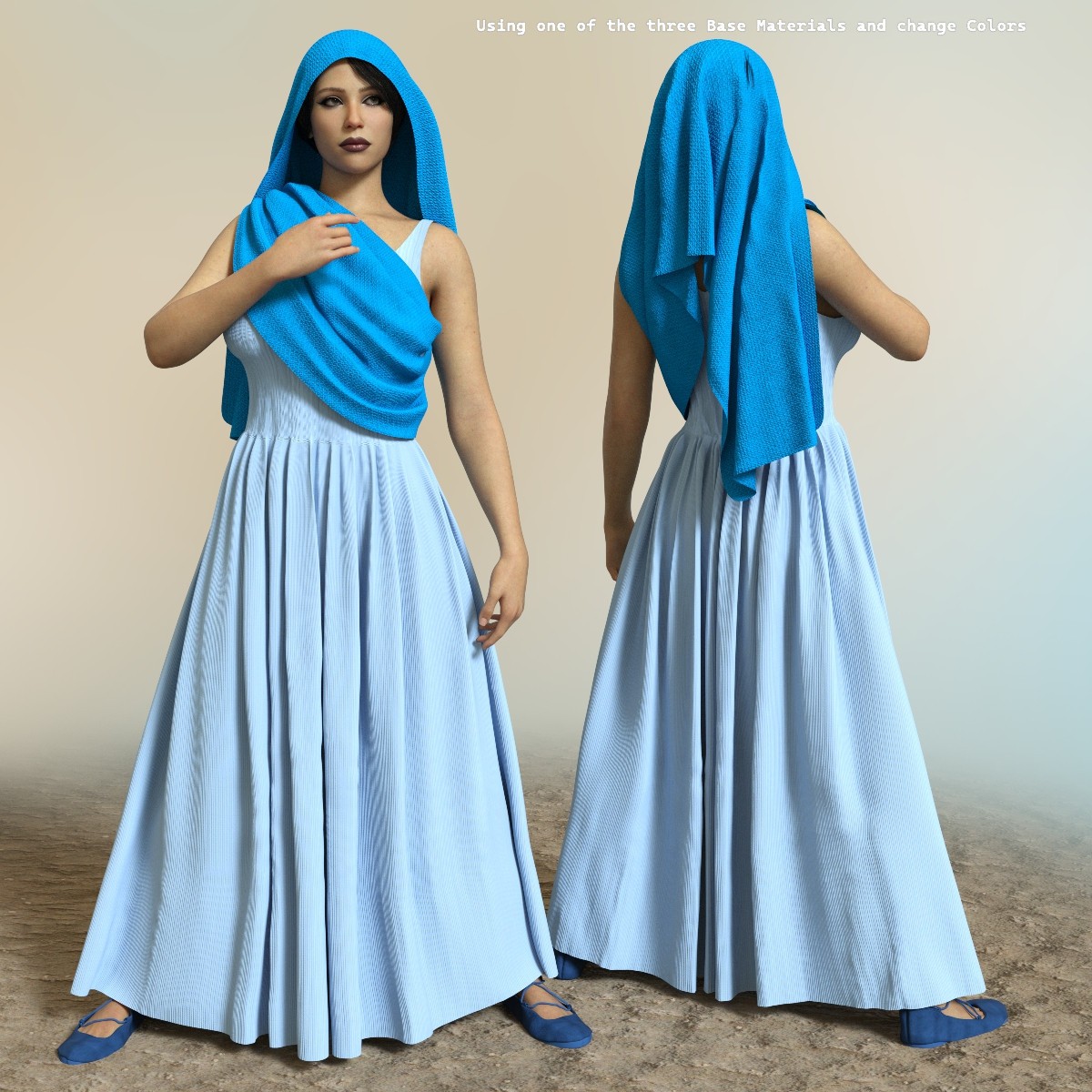 Aurelia Drape Dress Genesis 9 by N/A
