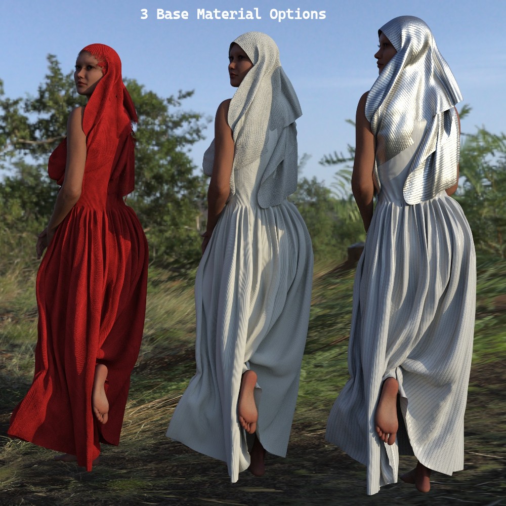 Aurelia Drape Dress Genesis 9 by N/A