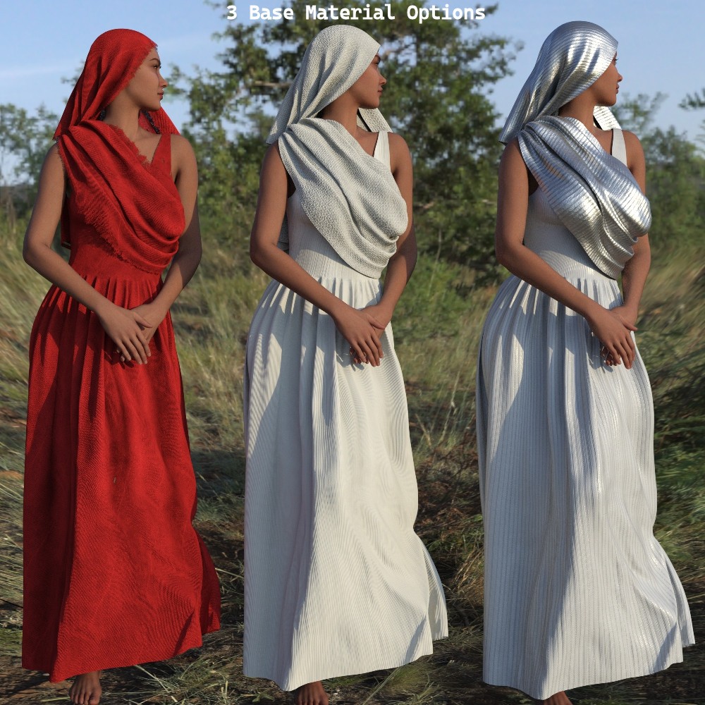Aurelia Drape Dress Genesis 9 by N/A