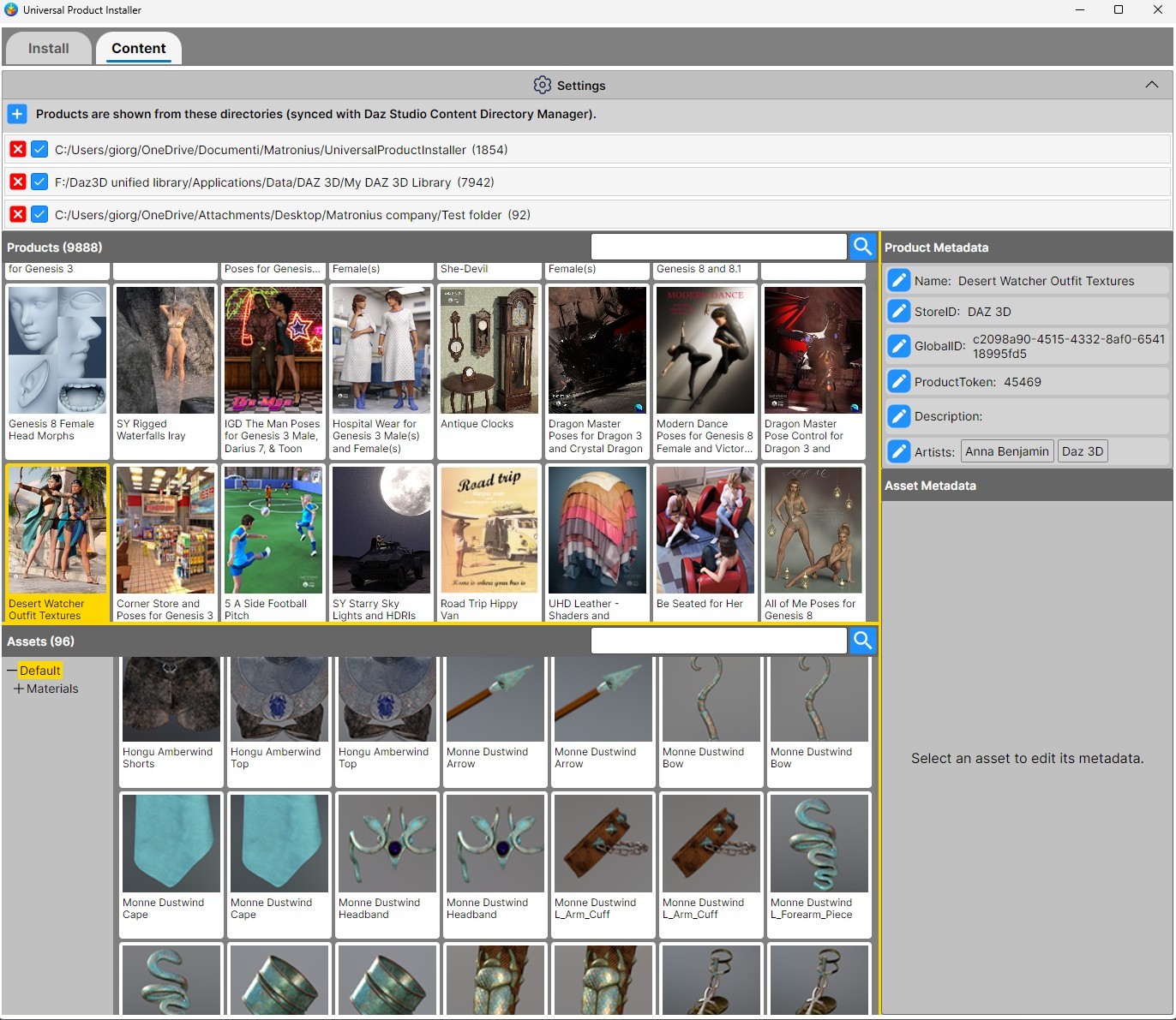 Daz Studio Universal Product Installer by N/A