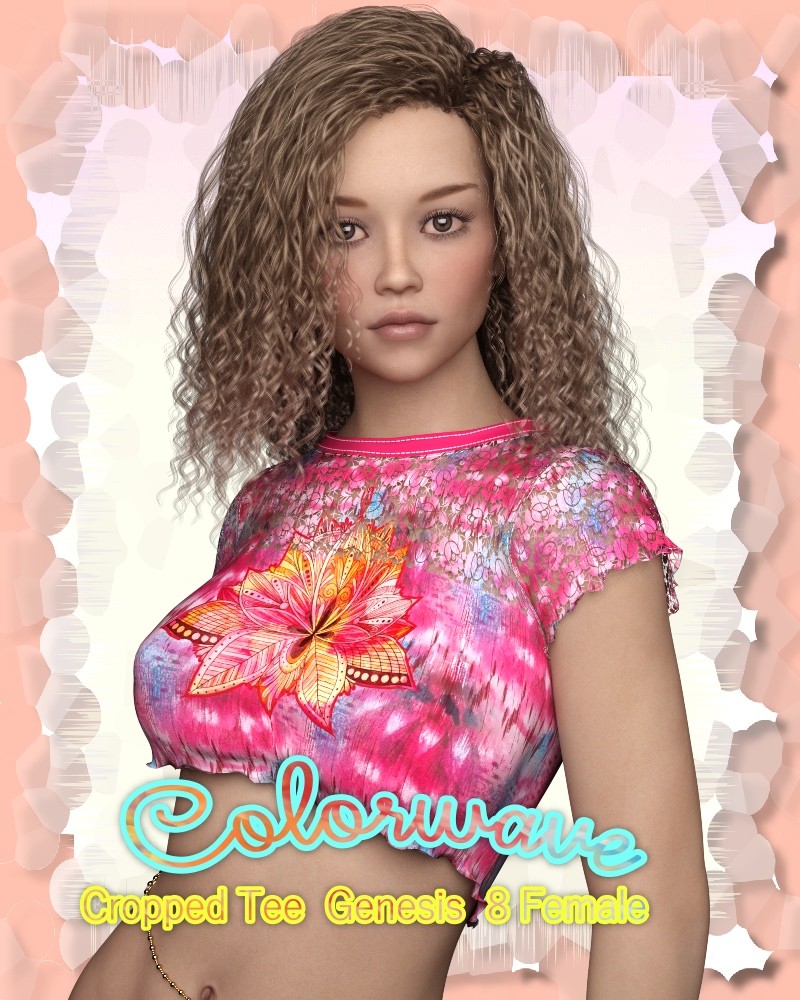ST13 Colorwave - Cropped Tee Genesis 8 Female by N/A