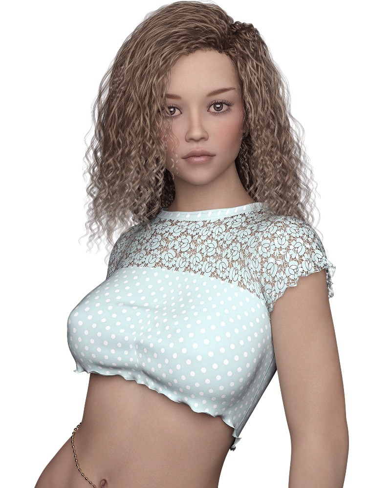 ST13 Colorwave - Cropped Tee Genesis 8 Female by N/A