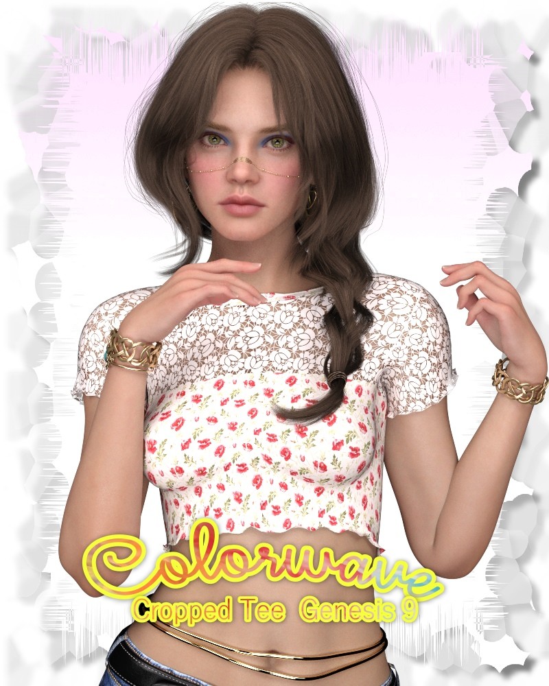 ST13 Colorwave - Cropped Tee Genesis 9 by N/A