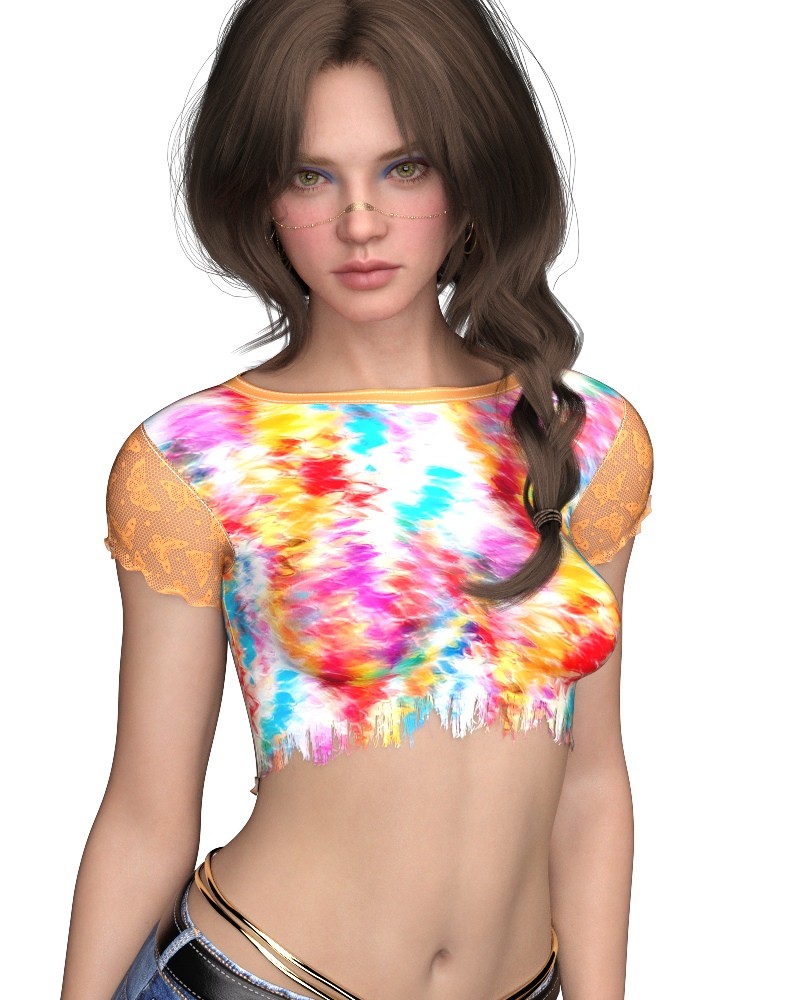 ST13 Colorwave - Cropped Tee Genesis 9 by N/A