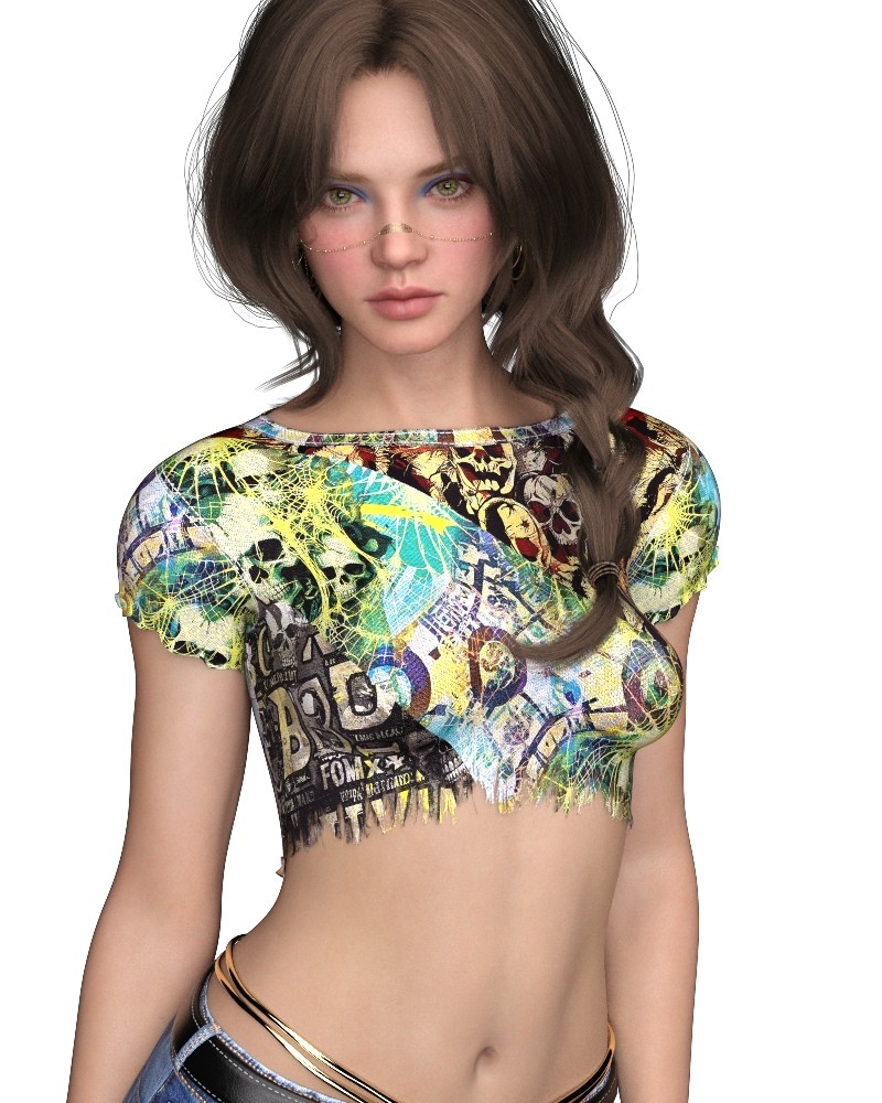 ST13 Colorwave - Cropped Tee Genesis 9 by N/A