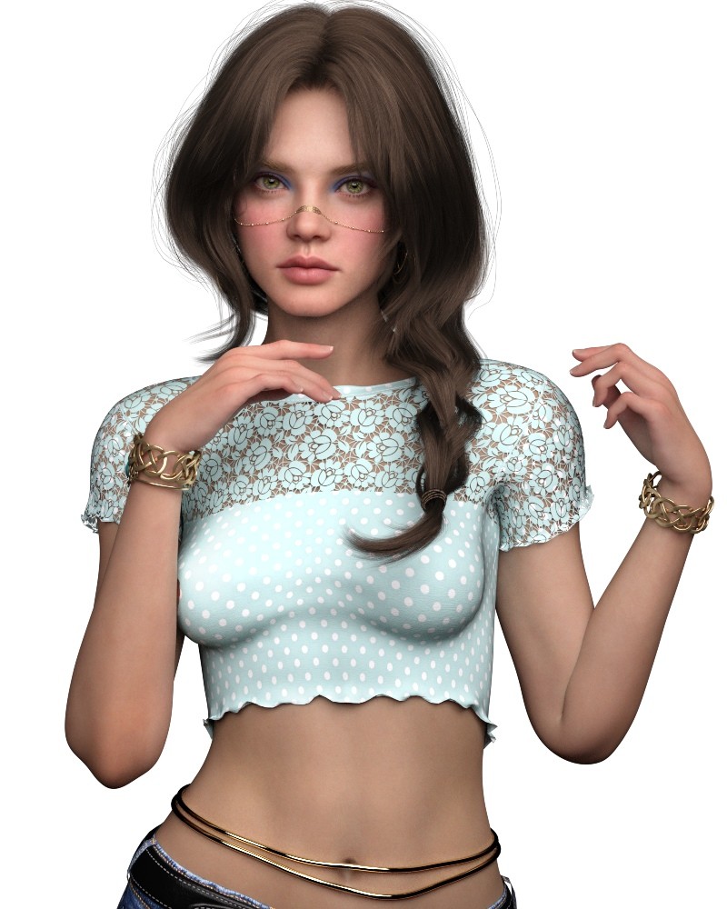 ST13 Colorwave - Cropped Tee Genesis 9 by N/A