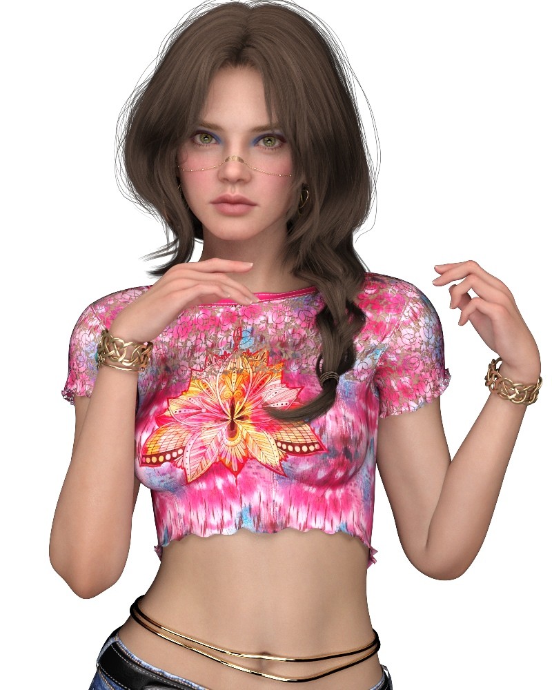 ST13 Colorwave - Cropped Tee Genesis 9 by N/A