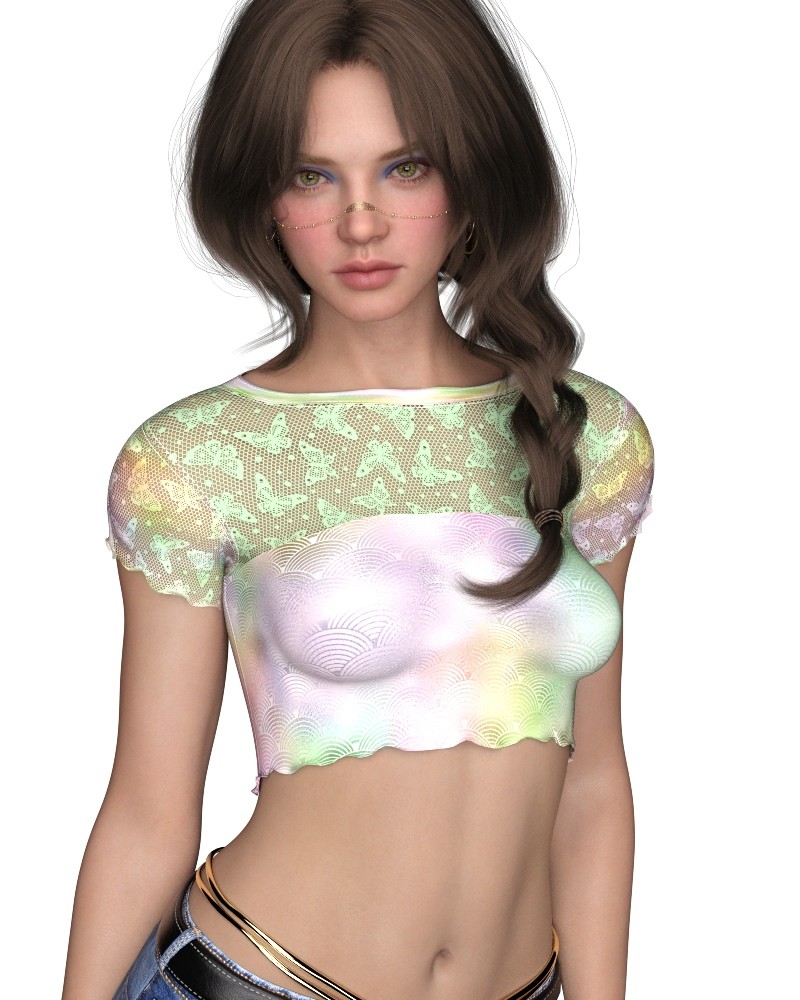 ST13 Colorwave - Cropped Tee Genesis 9 by N/A