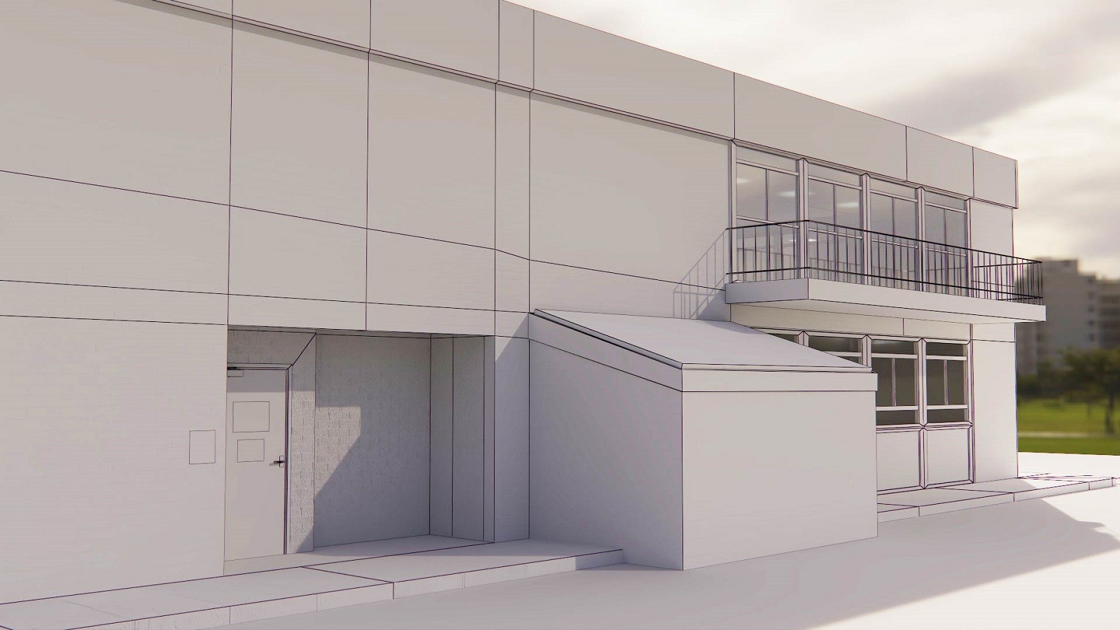 Sun Hill Police Station - Complete 3D Interior & Exterior Model by N/A