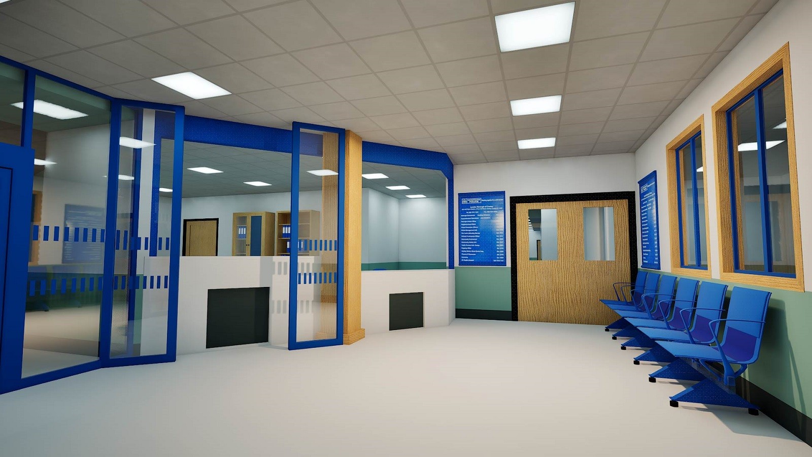 Sun Hill Police Station - Complete 3D Interior & Exterior Model by N/A
