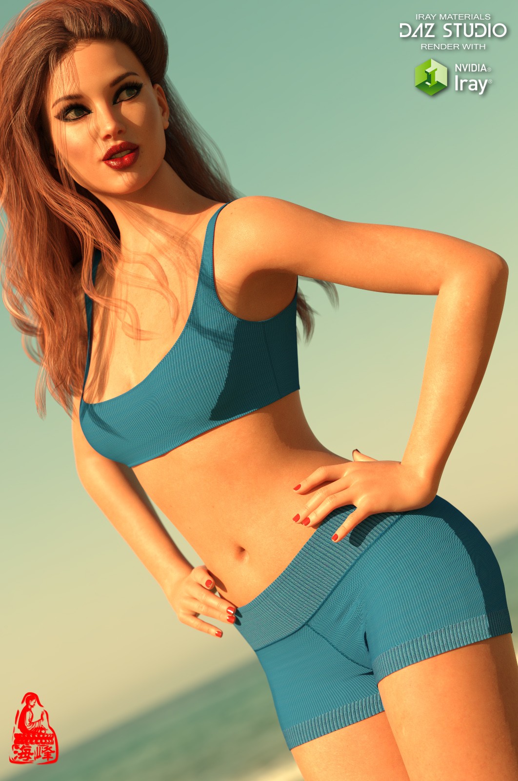 dForce Bra & Shorts for Genesis 8 & 8.1 Females by N/A