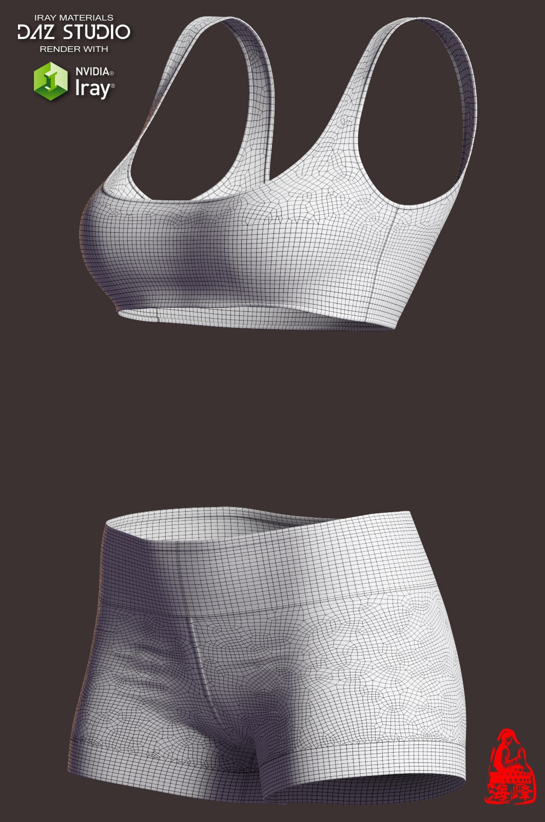 dForce Bra & Shorts for Genesis 8 & 8.1 Females by N/A