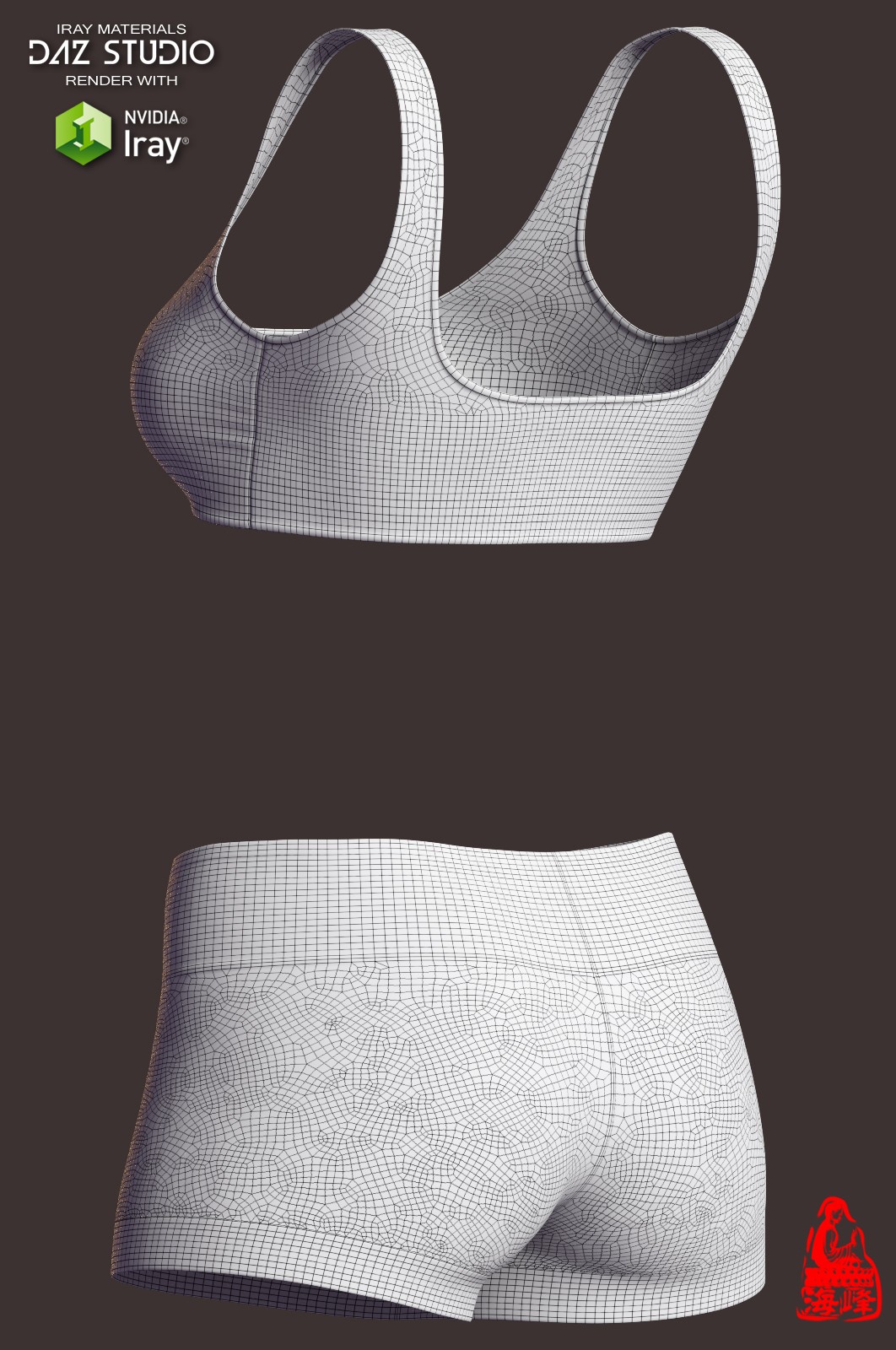 dForce Bra & Shorts for Genesis 8 & 8.1 Females by N/A