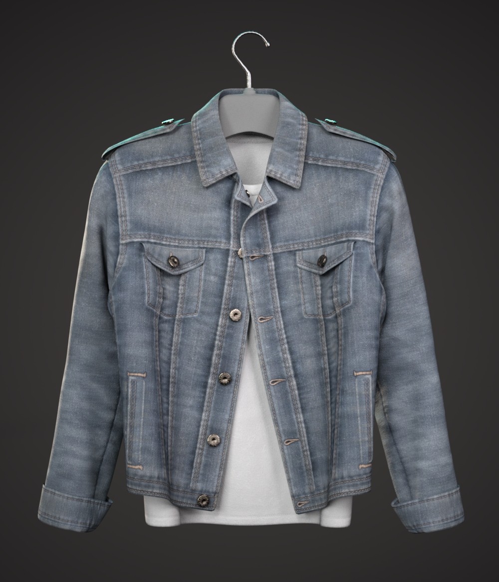 dForce Denim Jacket and TShirt for G8M, G8F, and G9 by N/A