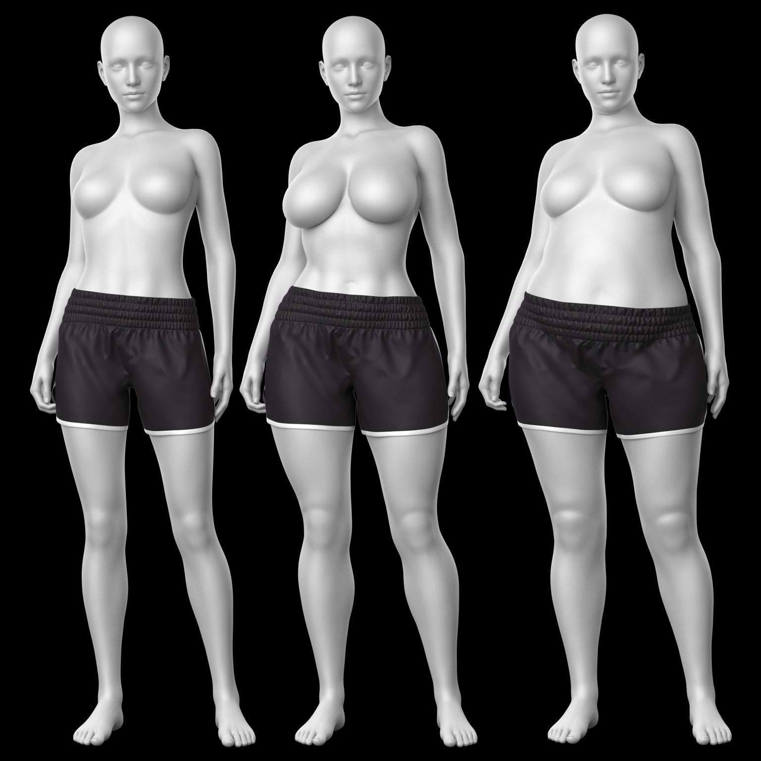 Sports Shorts 03v G8 Female by N/A