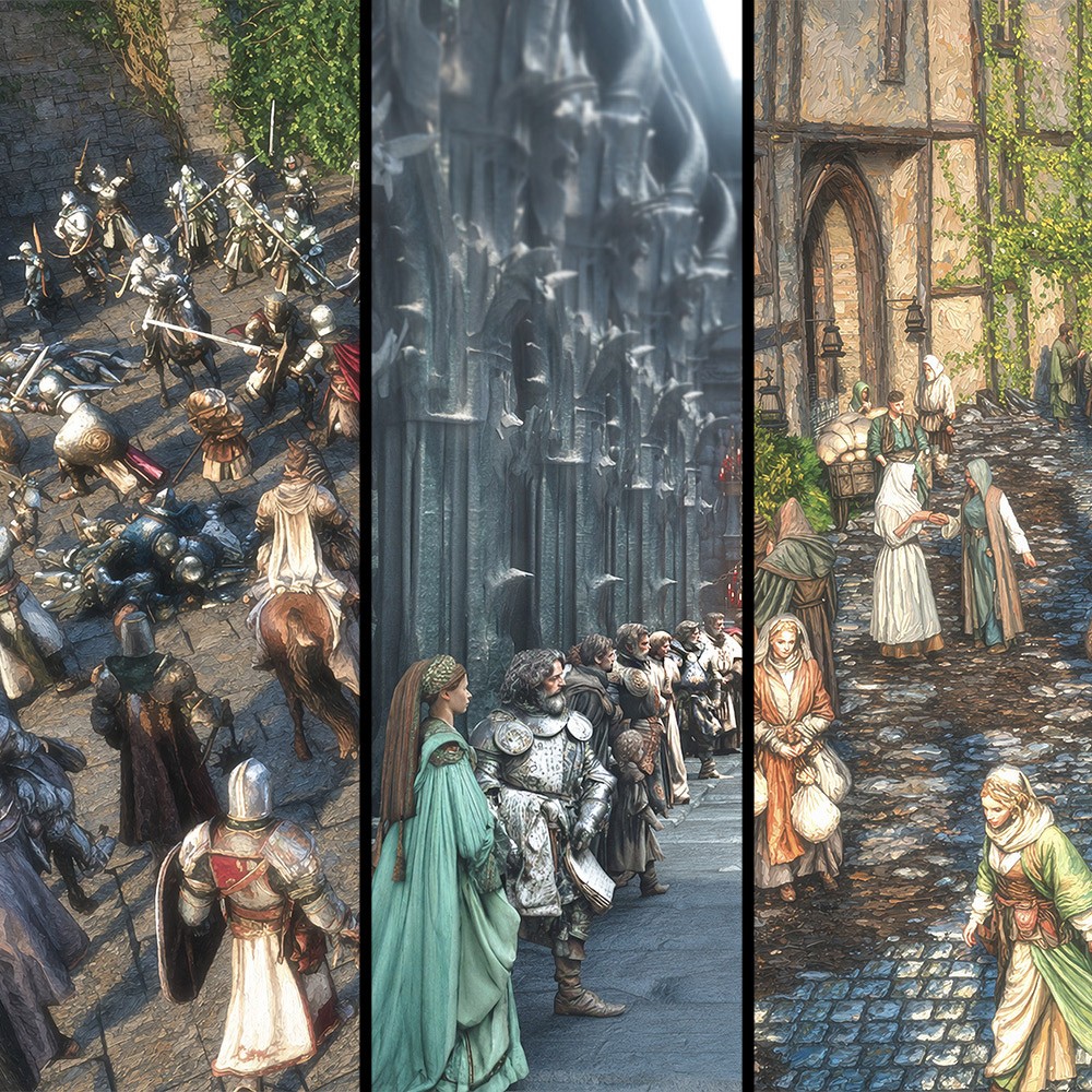 150 LOWREZ Medieval People for Daz Studio by N/A