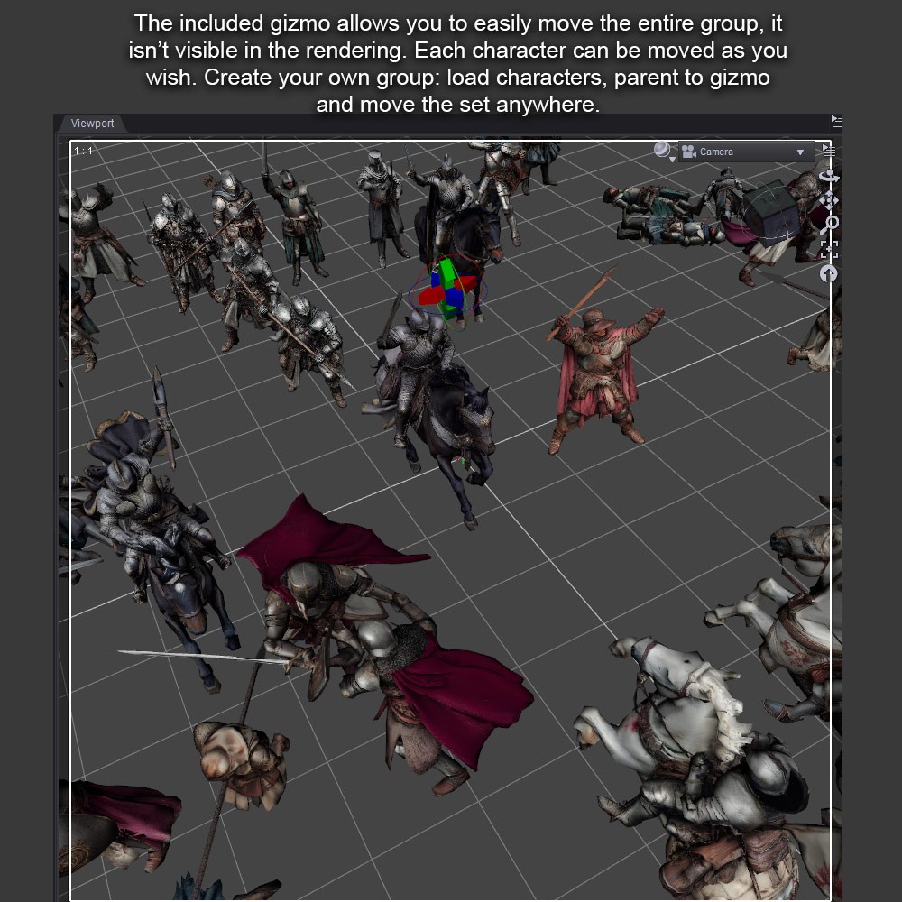 150 LOWREZ Medieval People for Daz Studio by N/A
