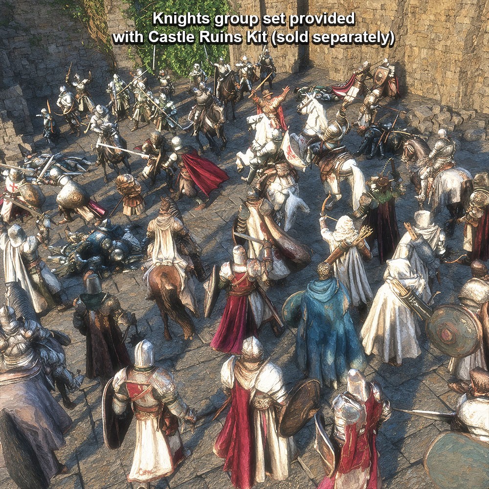 150 LOWREZ Medieval People for Daz Studio by N/A