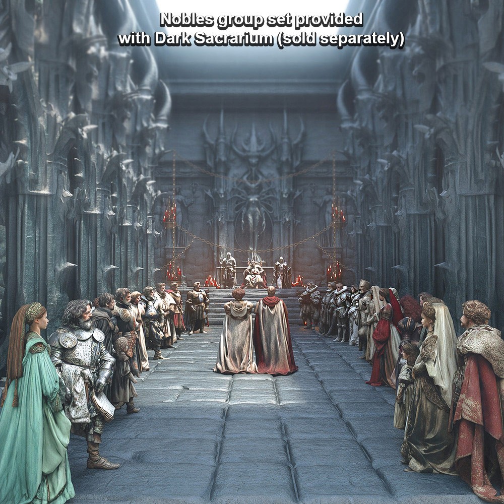 150 LOWREZ Medieval People for Daz Studio by N/A