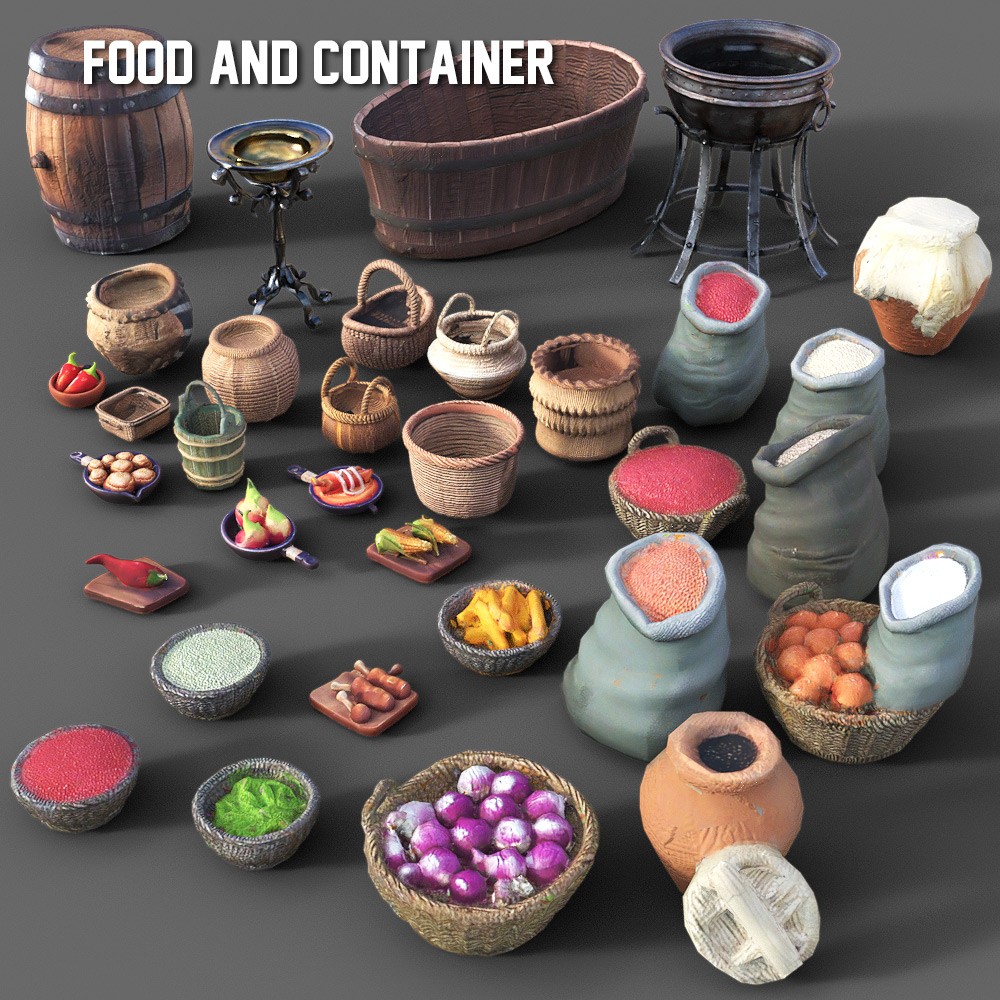 130 Medieval Props Collection for Daz Studio by N/A