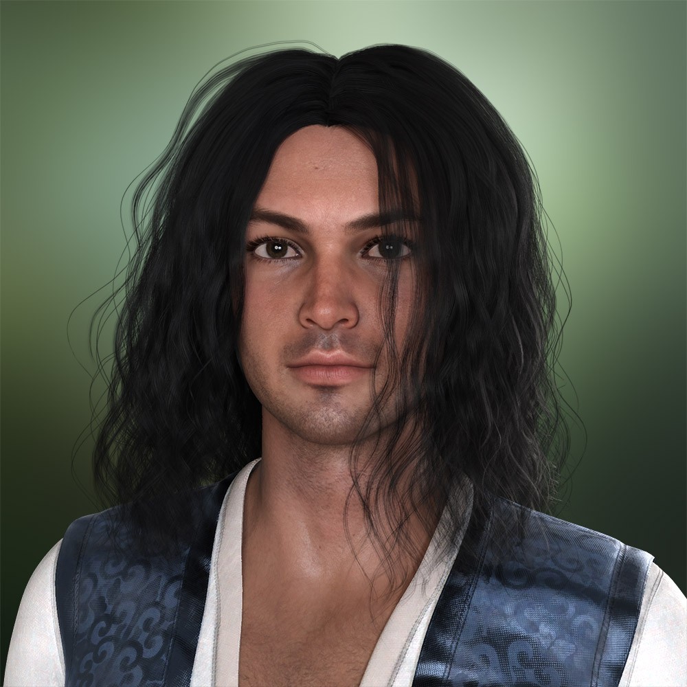 Prae-Nami Hair For G8/G9 Daz by N/A